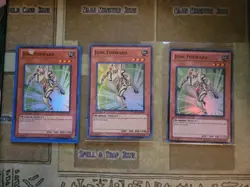 YUGIOH 3X JUNK FORWARD PRC1-EN009 SUPER 1ST ED NM - Image 1