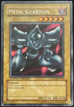 Yugioh Metal Guardian Limited Edition Rare MDP2-EN010 MP - Image 1