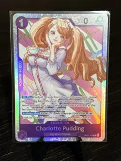 One Piece TCG A Fist of Divine Speed: Charlotte Pudding OP11-070 - SR - Image 1