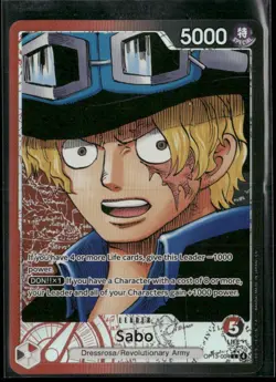 One Piece - Sabo OP13-004 - Carrying On His Will Alt Art Leader - Image 1