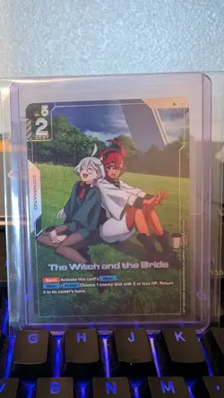 Gundam Card Game G001-117 R+ The Witch and the Bride ALT - Image 1