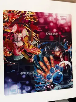 One Piece Card Game Bandai Official 2 Person Playmat Bonney & Kuma - Image 2