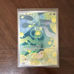 Pokemon Budew Full Art Holo 221/217 Basic Pokemon TCG Card Nintendo 2026 - Image 1