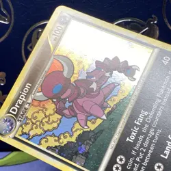 Drapion 4/102 Rare Holo Pokemon Card - HeartGold SoulSilver Triumphant set - NM - Image 4