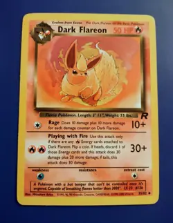 Dark Flareon 35/82 Team Rocket Regular LP Pokemon Card - Image 1