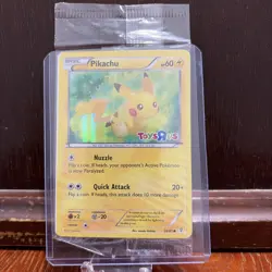 NIP Sealed Toys R Us 2016 Pokemon Pikachu Holo Promo Card - Image 1