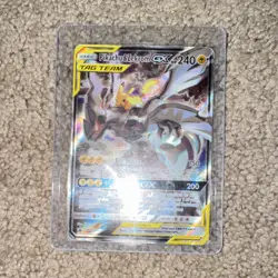Pokemon Pikachu & Zekrom GX TAG TEAM Promo Holo Card SM168 240 HP - Image 1
