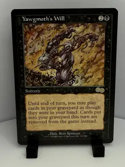 Magic the Gathering MTG English Yawgmoth's Will 1998 Urza's Saga #171 Mint - Image 1