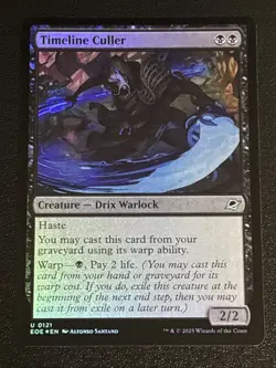 MTG Edge of Eternities Timeline Culler Foil 0121 NM - Image 1