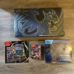 Pokemon Phantasmal Flames Bundle- UPC/ETB/Booster Bundle/3 Pack Blister - Image 3