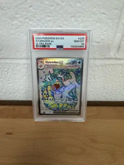 Pokemon TCG Ultra Rare Gyarados EX 225/198 Scarlet & Violet Base PSA 10 - Image 1