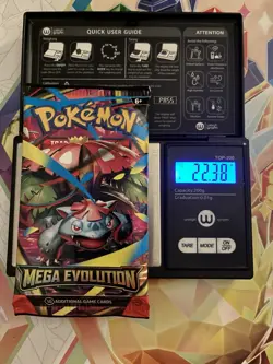 (HEAVY) 22.38g Pokemon TCG Mega Evolution Booster Pack (SEALED)✅ - Image 1