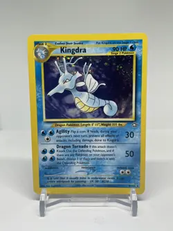 Kingdra 8/111 Holo Rare Pokemon TCG: Neo Genesis Unlimited Holo SWIRL - NM - Image 1
