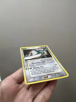 Pokemon TCG Latios Gold Star 106/107 Deoxys Holo DAMAGED - Image 3
