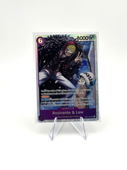 Rosinante & Law EB04-038 SR - THE AZURE SEA'S SEVEN ENGLISH OP14 - One Piece TCG - Image 1