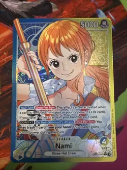 Nami (041) (Alternate Art) OP11-041 A Fist of Divine Speed Foil One Piece - Image 1