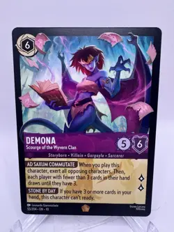 Disney Lorcana Demona-Scourge of the Wyvern Clan Card 55/204 Regular - Image 1