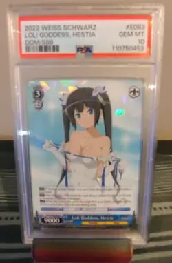 PSA 10 Loli Goddess Hestia - Weiss Schwarz E083 is it wrong to pick up girls in - Image 1