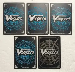 Lot of 5 Japanese Cardfight!! Vanguard RR Card Set - Image 2