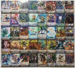 Lot of 40 Japanese Cardfight!! Vanguard Rare Card Set - Image 1