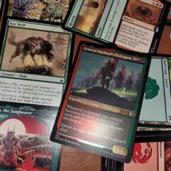 RED/GREEN *TOXIC POISON INFECTS* themed COMMANDER MAGIC DECK 100 MTG Cards - Image 1