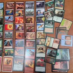 RED/GREEN *TOXIC POISON INFECTS* themed COMMANDER MAGIC DECK 100 MTG Cards - Image 2