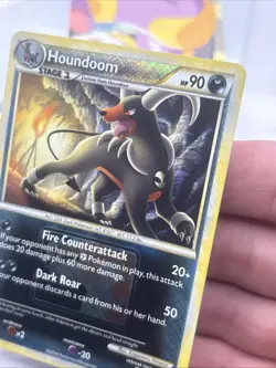 Houndoom 5/90 Undaunted League Exclusive Reverse Holo Rare Pokemon Card - Image 3
