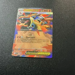 Pokemon Mega Charizard Y EX Full Art Holo Promo Flame Card 360 HP - Image 2