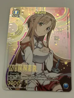 UNION ARENA Winner Card Asuna UEPR/SAO-1-036 Sword Art Online - Image 1