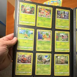 Pokemon TCG Mixed Card Lot Binder Pikachu Bulbasaur Magikarp Meowth Pinsir - Image 2
