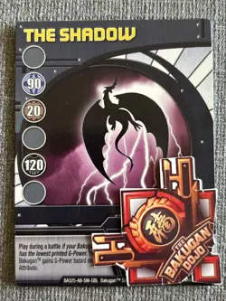 Bakugan Battle Brawlers The Shadow 🔵 Blue Ability Card Dragonoid 34/48d - Image 2