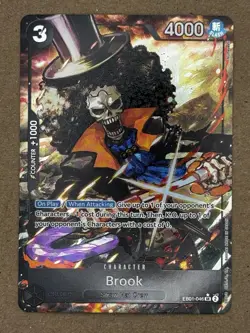 Brook SR Alt Art EB01-046 English Near Mint One Piece Card - Image 1