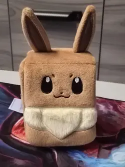 Eevee Plush Deck Box + 76/131 Prismatic Evolutions Cards, No Doubles Tracked Shp - Image 4