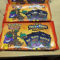 Pokemon Trick Or Trade Booster Bundle 35 Mini Packs Lot Of 3 Bags Cards Sealed - Image 3