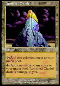 Tarnished Citadel - Medium Play MTG Odyssey - Image 1