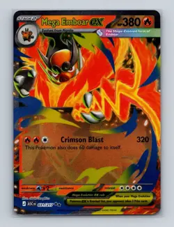 Mega Emboar ex 031 2026 Pokemon Ascended Heroes Double Rare Card NM+ (a) - Image 1