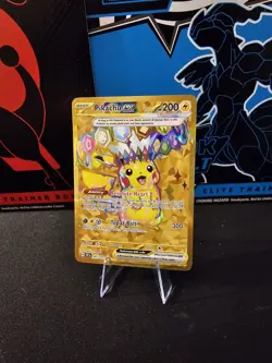 Pokemon Pikachu TCG EX Card 247/191 SV08 Surging Sparks - Image 1