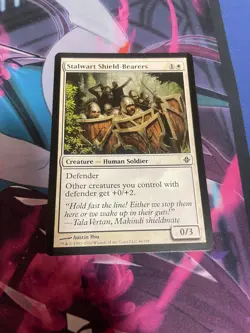 MTG - STALWART SHIELD BEARERS - COMMON - RISE OF THE ELDRZI - NM - Image 1
