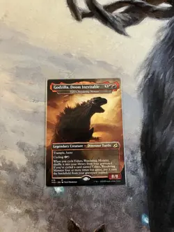 MTG - IKO 375 - Godzilla, Doom Inevitable/Yidaro, Wandering Monster - NM - Image 1