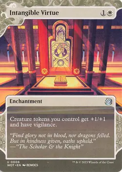 Intangible Virtue U Wilds of Eldraine: Enchanting Tales 6 NM - Image 1