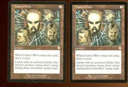 2x Tsabo's Web Rare LP/Pl Invasion Magic the Gathering MTG - Image 1