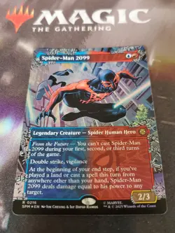 Mtg. Spider-Man 2099. #216. Foil Borderless. Marvel's Spider-Man. Pack Fresh - Image 1