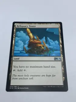 Reliquary Tower - M19 Core Set 2019 - MTG - UNC - Magic The Gathering - Image 2