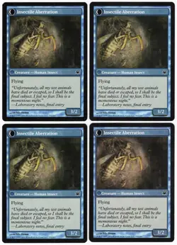 Delver of Secrets / Insectile Aberration x4 4x 2011 Innistrad PLAYSET MTG NM AZ1 - Image 2