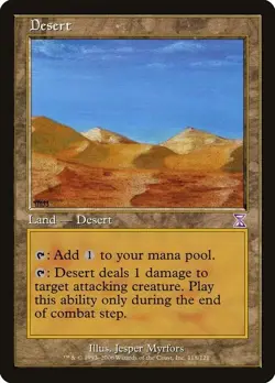 Magic The Gathering MTG DESERT Time Spiral Timeshifted NM Near Mint - Image 1