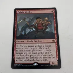 MTG Magic The Gathering Goblin Welder Foil 035/076 - Image 1