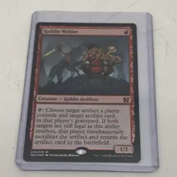 MTG Magic The Gathering Goblin Welder Foil 035/076 - Image 3