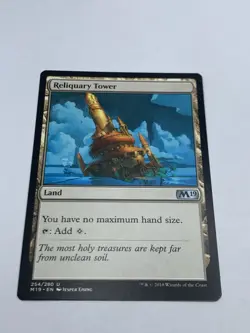 Reliquary Tower - M19 Core Set 2019 - MTG - UNC - Magic The Gathering - Image 2