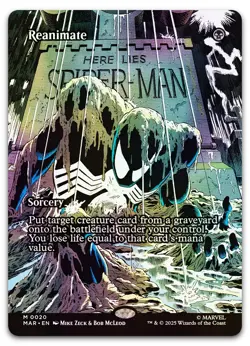 Reanimate (Borderless) #20 (Foil) (NM) MAR Magic MTG - Image 1