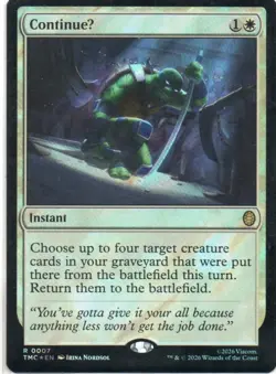 MTG: TMNT Commander: Surge Foil ContinueU: Lightly Played Condition - Image 1